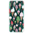 For Huawei Enjoy 10S Painted TPU Protective Case(Ice Cream) - 1