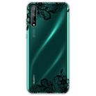 For Huawei Enjoy 10S Painted TPU Protective Case(Lace) - 1