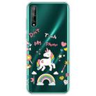 For Huawei Enjoy 10S Painted TPU Protective Case(Unicorn) - 1