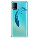 For Galaxy S20+ Painted TPU Protective Case(Feather) - 1