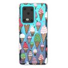 For Galaxy S20 Ultra Painted TPU Protective Case(Ice Cream) - 1