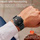 P50 1.3 inch IPS Screen Smart Watch, Support Balloon Blood Pressure Measurement/Body Temperature Monitoring, Style:TPU Watch Band(Black) - 4