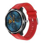 X3 1.3 inch TFT Color Screen Chest Sticker Smart Watch, Support ECG/Heart Rate Monitoring, Style:Red Silicone Watch Band(Black) - 1