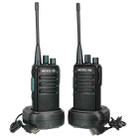 1 Pair RETEVIS RB29 FRS Free-license Two Way Radio Walkie Talkie(Black) - 1