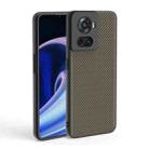 For OnePlus 10R / Ace Ultra-thin Carbon Fiber Texture Printing Phone Case(Gold) - 1