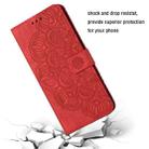 For Samsung Galaxy A31 Mandala Embossed Flip Leather Phone Case(Red) - 1