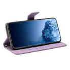 For Samsung Galaxy S20 Mandala Embossed Flip Leather Phone Case(Purple) - 4