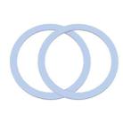 JOYROOM JR-Mag-M3 2 PCS MagSafe Magnetic Iron Sheet Sticker Ring(Blue) - 1
