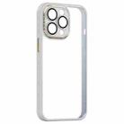 For iPhone 12 Pro Max Shockproof Metal + Acrylic + TPU Phone Case(White) - 1
