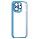 For iPhone 13 Pro Shockproof Metal + Acrylic + TPU Phone Case (Light Blue) - 1