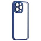 For iPhone 13 Pro Max Shockproof Metal + Acrylic + TPU Phone Case (Blue) - 1