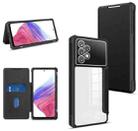 For Samsung Galaxy A53 5G Magnetic Flip Leather Phone Case(Black) - 1