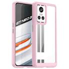 For Realme GT Neo3 Colorful Series Acrylic + TPU Phone Case(Pink) - 1