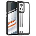For Realme GT Neo3 Colorful Series Acrylic + TPU Phone Case(Black) - 1