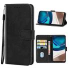 For Motorola Moto G42 Leather Phone Case(Black) - 1