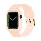 Integrated TPU Watch Band For Apple Watch Series 8&7 41mm / SE 2&6&SE&5&4 40mm / 3&2&1 38mm(Pink) - 1