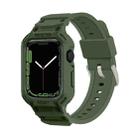 Integrated TPU Watch Band For Apple Watch Series 8&7 41mm / SE 2&6&SE&5&4 40mm / 3&2&1 38mm(Army Green) - 1