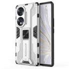 For Honor 70 5G Supersonic PC + TPU Shock-proof Protective Phone Case(Silver) - 1