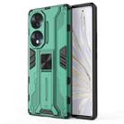 For Honor 70 5G Supersonic PC + TPU Shock-proof Protective Phone Case(Green) - 1