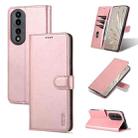 For Honor 70 AZNS Skin Feel Calf Texture Flip Leather Phone Case(Rose Gold) - 1