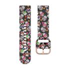 For Galaxy Watch 46mm Silicone Watch Band(Color Skull) - 1