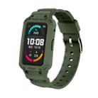 For Huawei Watch Fit / Honor Watch ES Integrated TPU Watch Band(Army Green) - 1
