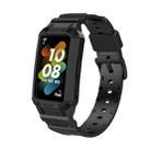 For Huawei Band 7 / 6 / Honor Band 6 Integrated TPU Watch Band(Black) - 1