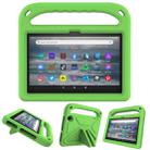 For Amazon Fire 7 2022 Handle EVA Shockproof Tablet Case with Triangle Holder(Green) - 1