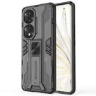 For Honor 70 Pro 5G Supersonic PC + TPU Shock-proof Protective Case(Black) - 1