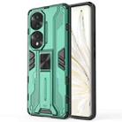 For Honor 70 Pro 5G Supersonic PC + TPU Shock-proof Protective Case(Green) - 1