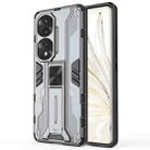 For Honor 70 Pro 5G Supersonic PC + TPU Shock-proof Protective Case(Grey) - 1