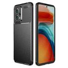 For Xiaomi Redmi Note 11T Pro Carbon Fiber Texture TPU Phone Case(Black) - 1