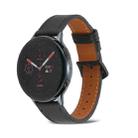 For Huawei Watch GT 3 Pro 22mm Genuine Leather Watch Band(Black) - 1