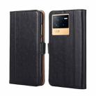 For vivo iQOO Neo 6 5G Ostrich Texture Horizontal Flip Leather Case(Black) - 1