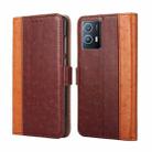 For vivo iQOO U5 Ostrich Texture Horizontal Flip Leather Case(Brown) - 1