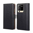 For vivo S15 5G Ostrich Texture Horizontal Flip Leather Case(Black) - 1