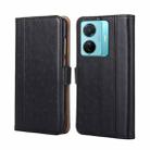 For vivo S15e / T1 Snapdragon 778G Ostrich Texture Horizontal Flip Leather Case(Black) - 1