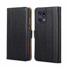 For OPPO Find X5 Pro Ostrich Texture Flip Leather Case(Black) - 1