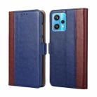 For OPPO Realme 9 Pro+ Ostrich Texture Flip Leather Case(Blue) - 1