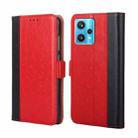 For OPPO Realme 9 Pro+ Ostrich Texture Flip Leather Case(Red) - 1