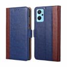 For OPPO Realme 9i Ostrich Texture Flip Leather Case(Blue) - 1