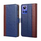 For OPPO Realme GT Neo3 Ostrich Texture Flip Leather Case(Blue) - 1