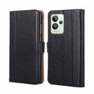 For OPPO Realme GT2 Pro Ostrich Texture Flip Leather Case(Black) - 1