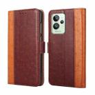 For OPPO Realme GT2 Pro Ostrich Texture Flip Leather Case(Brown) - 1