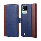 For OPPO Realme Narzo 50i Ostrich Texture Flip Leather Case(Blue) - 1