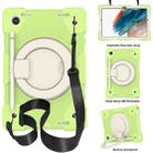For Samsung Galaxy Tab A8 10.5 2021 Silicone + PC Full Body Protection Tablet Case With Holder & Strap(Green) - 1