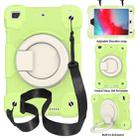 For iPad mini 4 2015/mini 2019 Silicone + PC Full Body Protection Tablet Case With Holder & Strap(Green) - 1