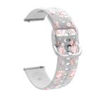 For Samsung Galaxy Watch4 20mm Transparent Printed TPU Silicone Watch Band(5) - 1