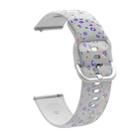 For Samsung Galaxy Watch4 20mm Transparent Printed TPU Silicone Watch Band(6) - 1