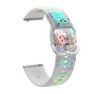 For Samsung Galaxy Watch4 20mm Transparent Printed TPU Silicone Watch Band(8) - 1